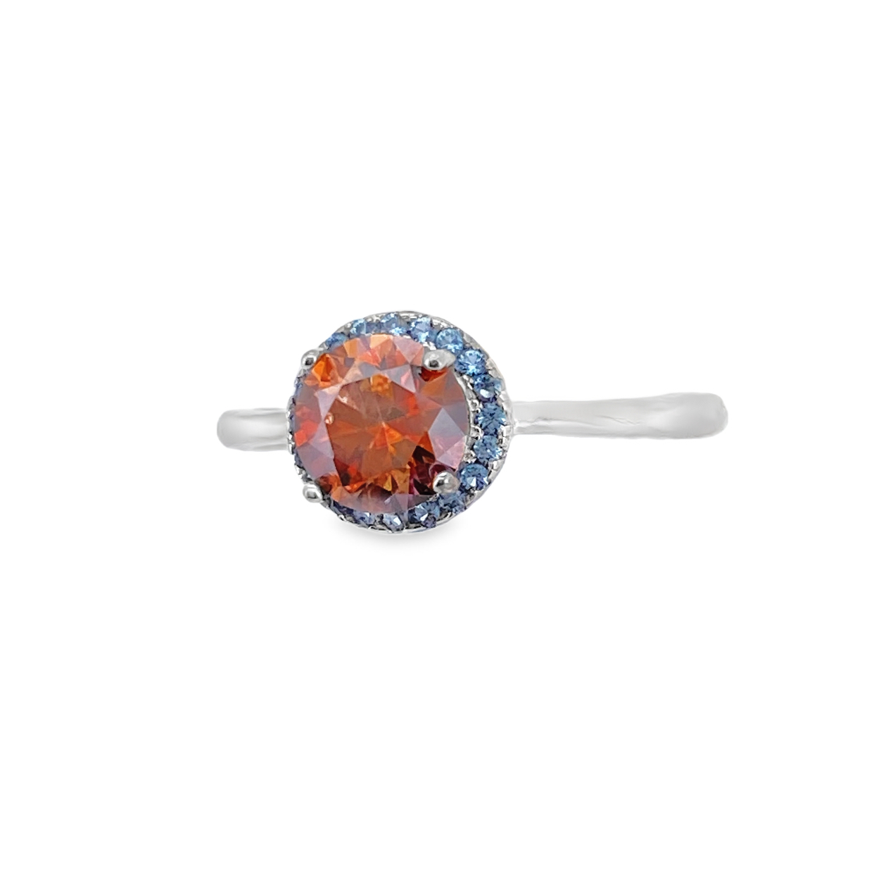 T519紅莫桑鑽戒指