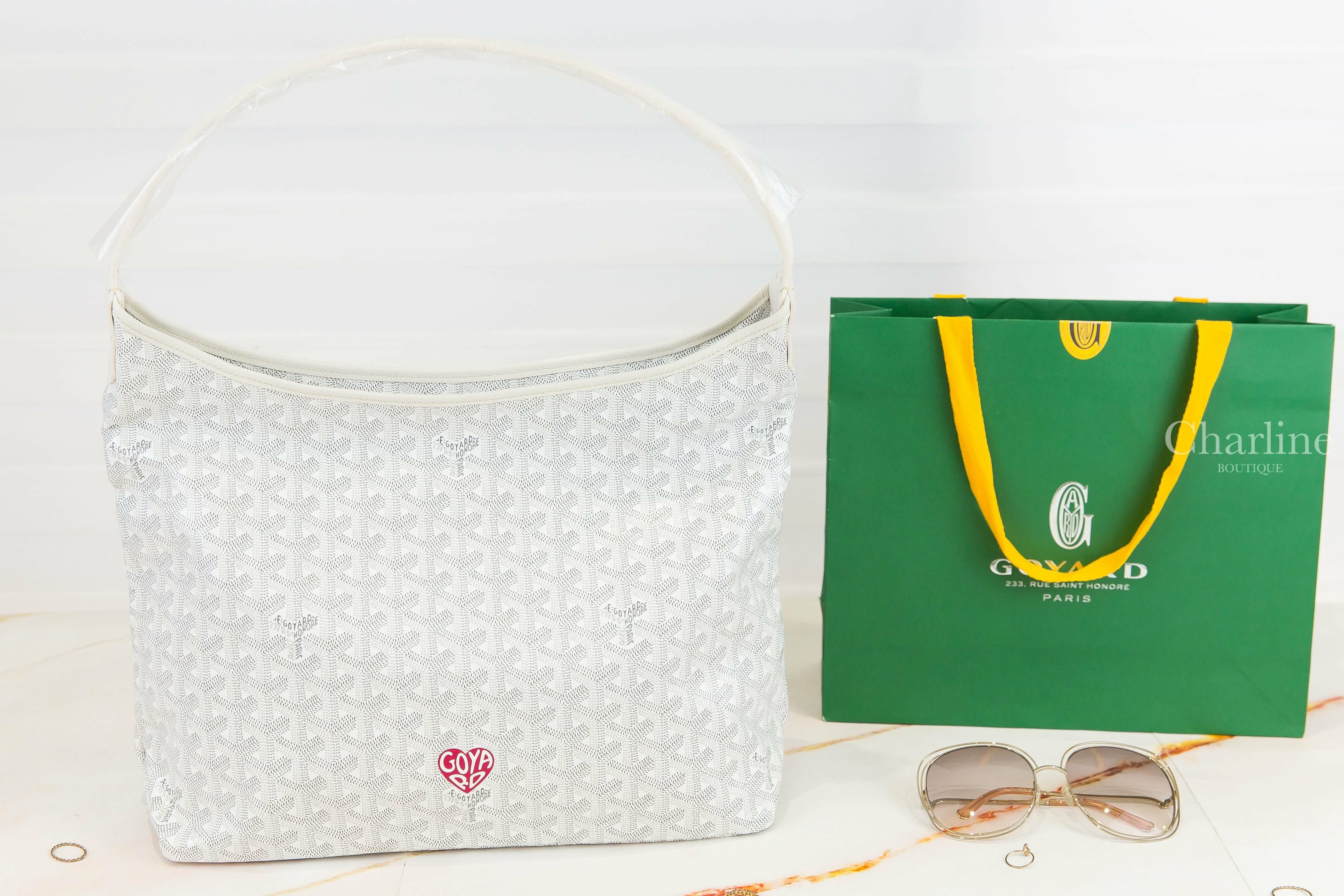 Goyard Bohème Hobo Bag 白色紅色愛心手提肩背包-Charline Boutique 精品代購