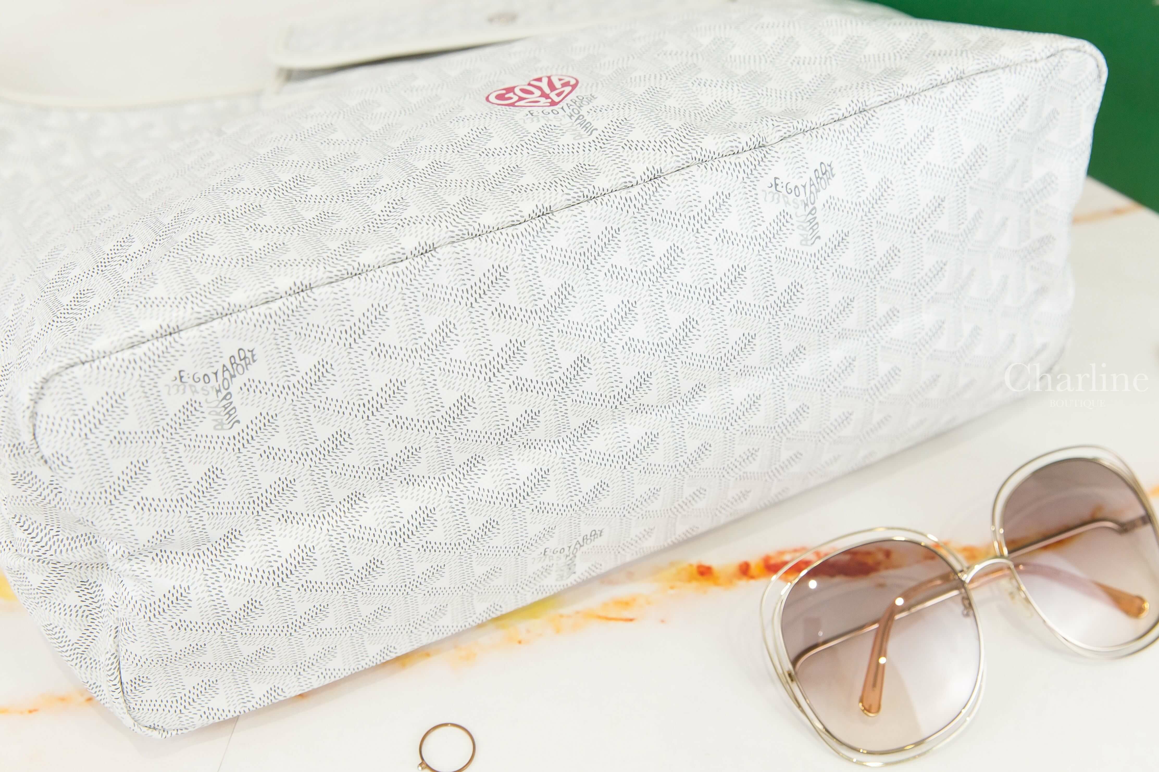 Goyard Bohème Hobo Bag 白色紅色愛心手提肩背包-Charline Boutique 精品代購