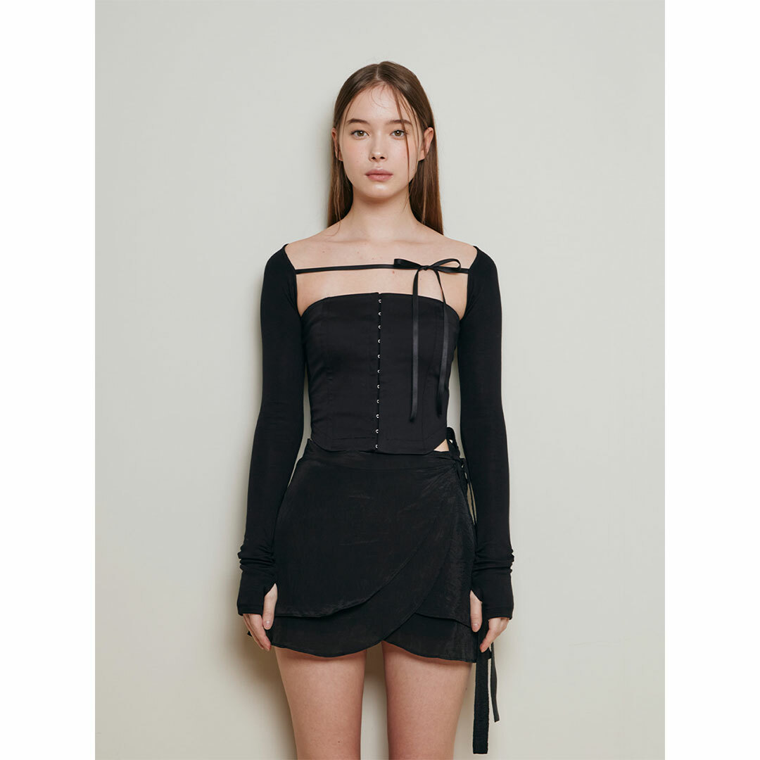 NOT YOUR ROSE】【網店限定】Nana top (Black)