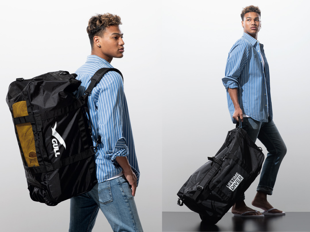 ▲GULL 裝備拖輪網袋85L / GB-7150A