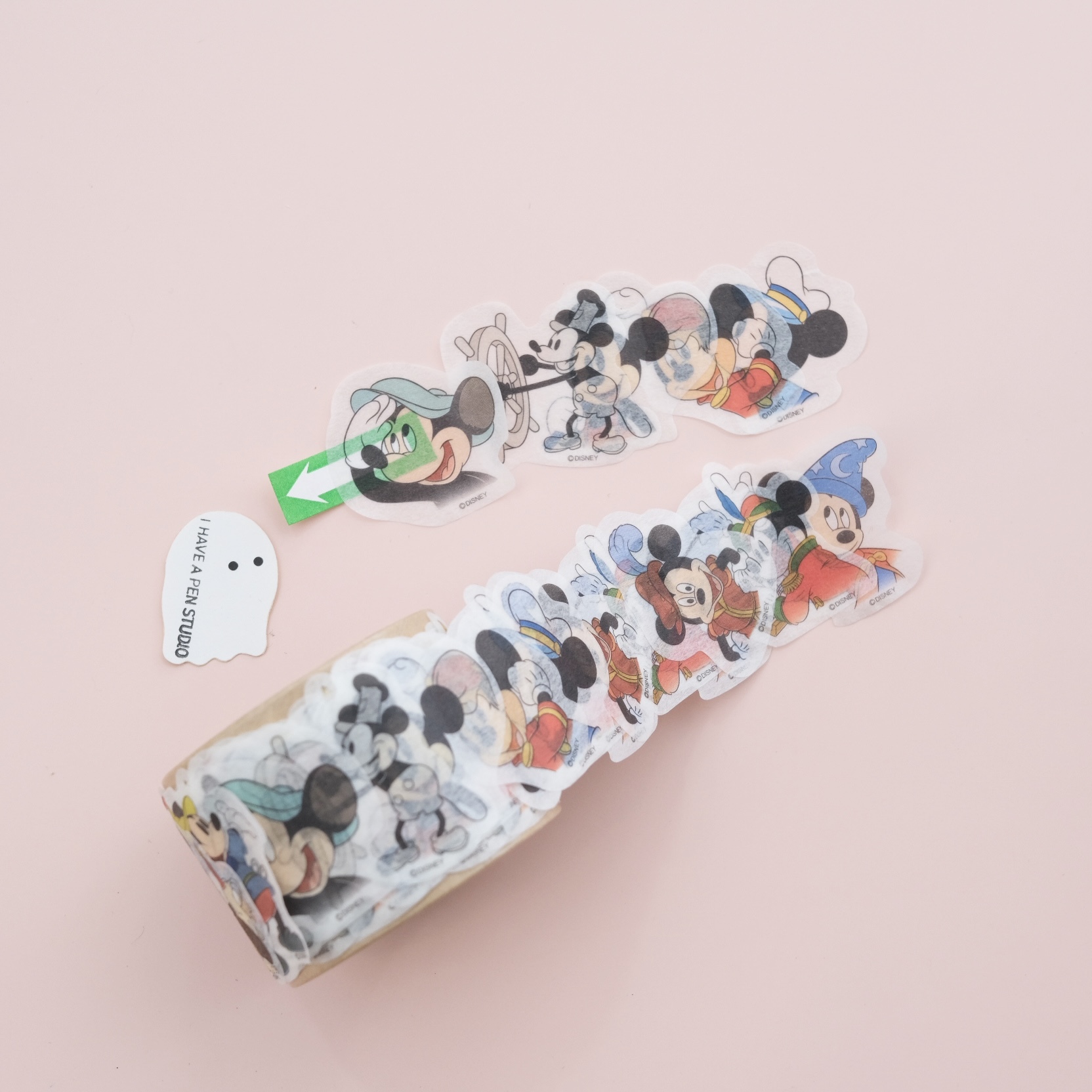迪士尼 各種角色 和紙材質 貼紙捲 Sticker Roll ｜Disney商店 日本