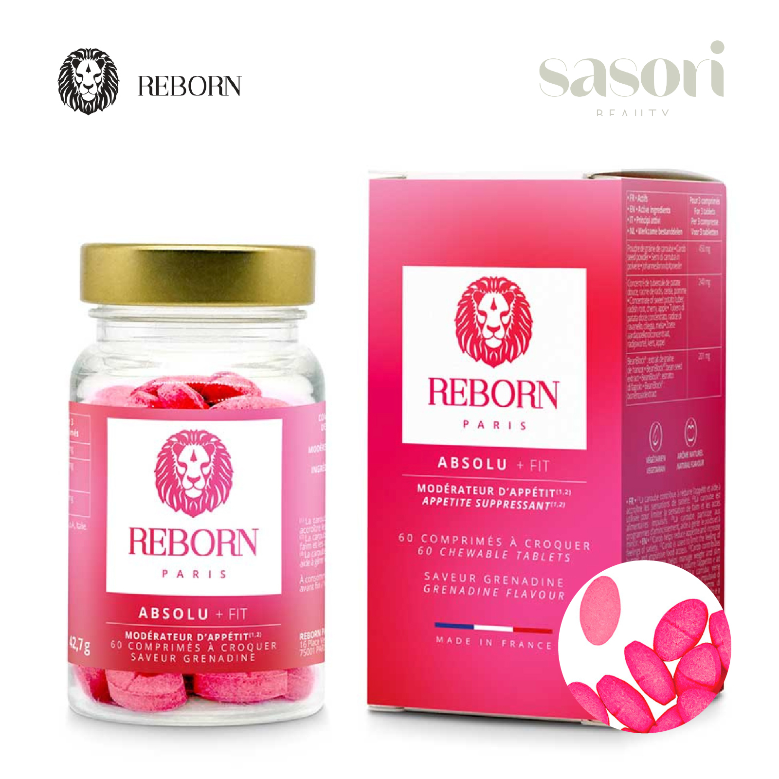 Reborn Absolut+ Fit 控制食慾硬糖