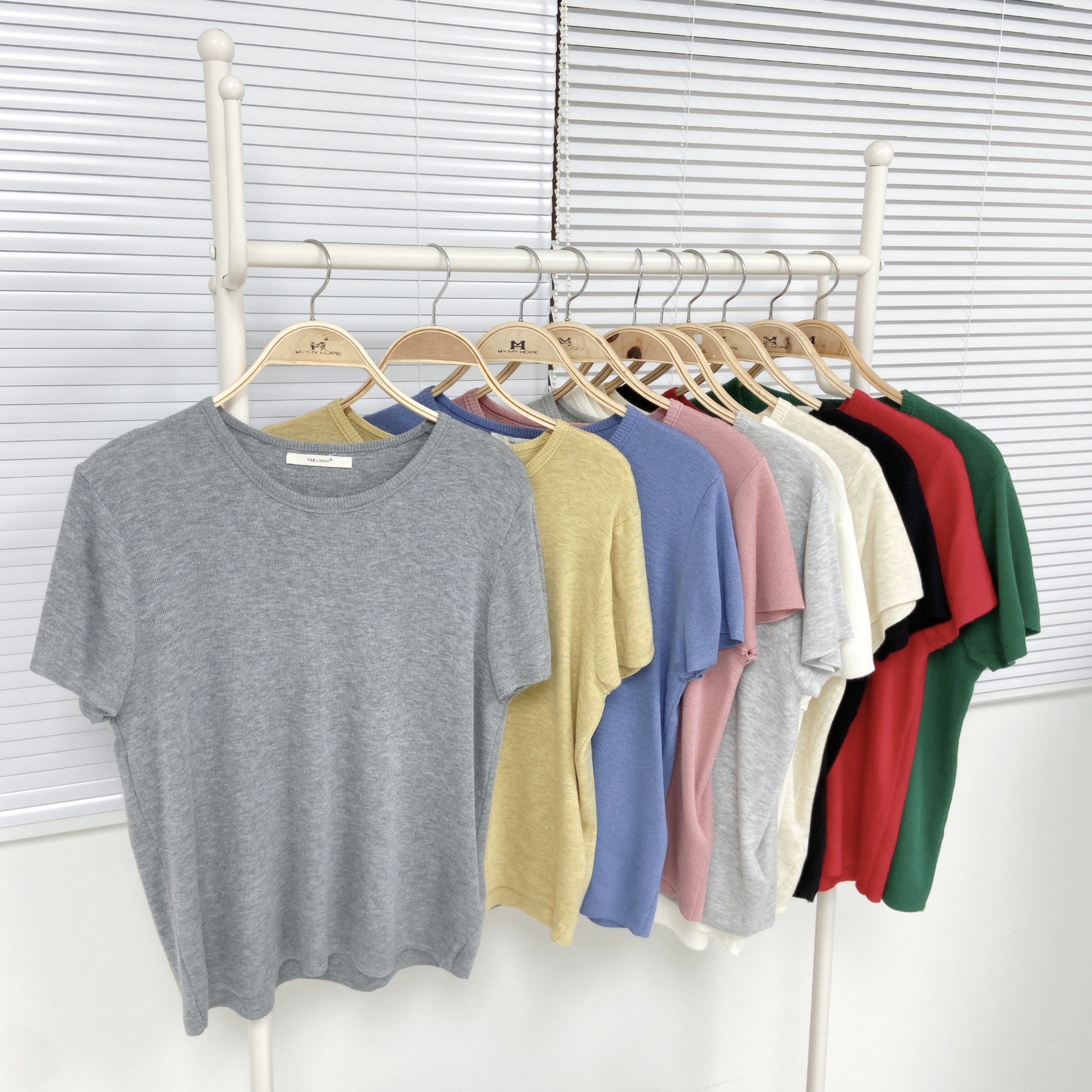 【Hoi2推介】8.02 多色~線料短袖TEE