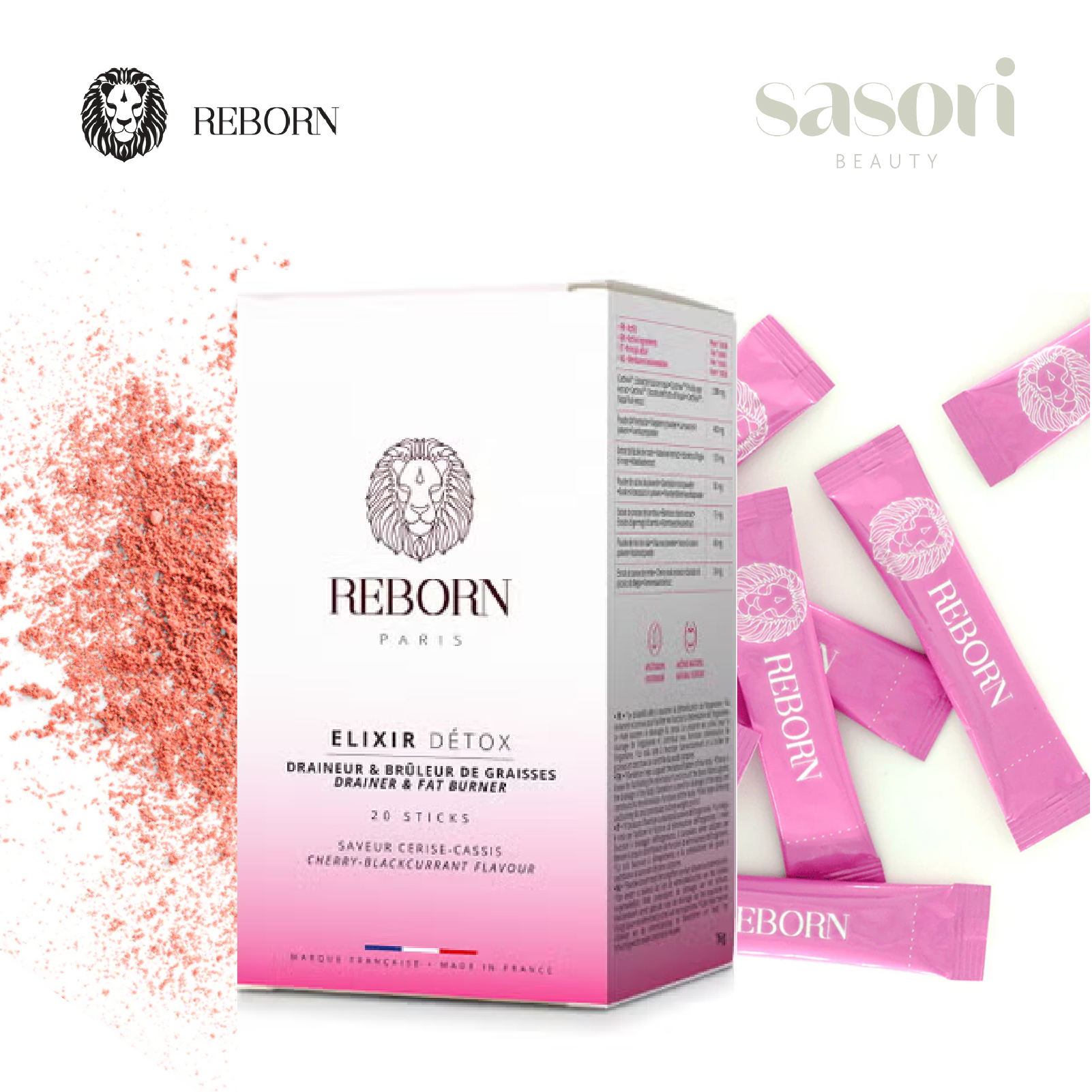 Reborn 排毒去水腫果味沖劑