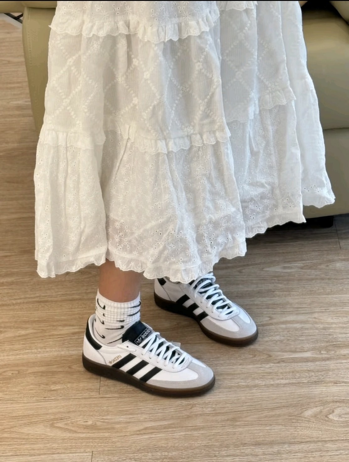 "調貨" Adidas HANDBALL SPEZIAL 男女復古鞋 白色 IE3403