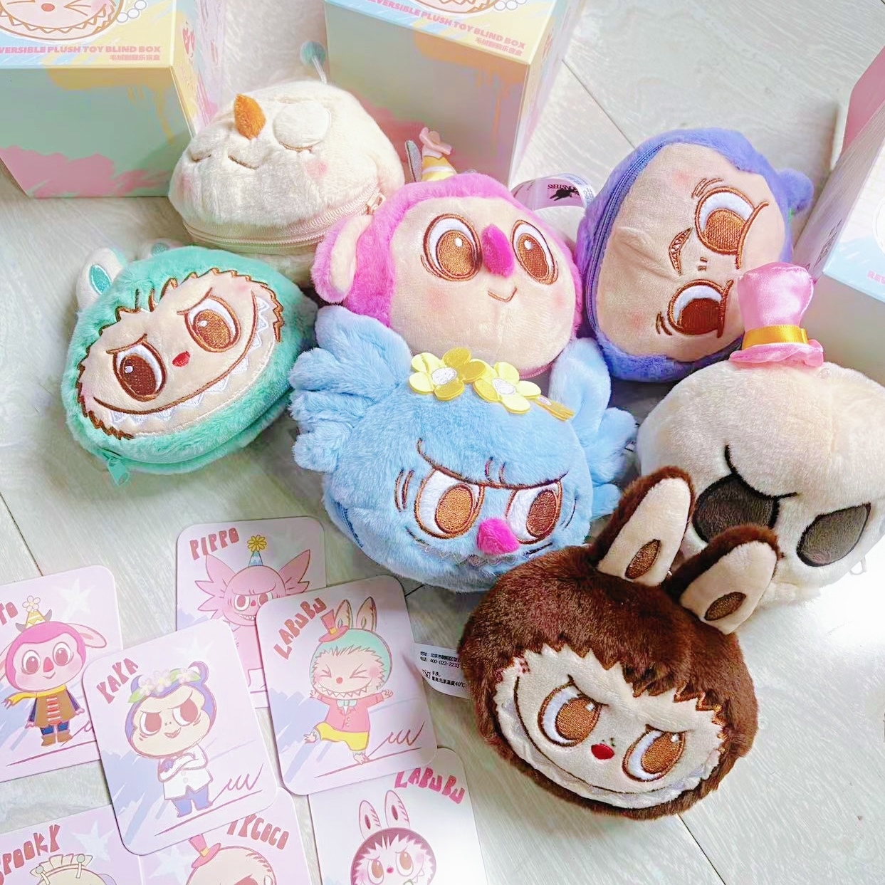 THE MONSTERS LABUBU 拉布布 派對系列 翻翻樂 盲盒 吊飾 鑰匙圈 零錢包 耳機包 / 現貨