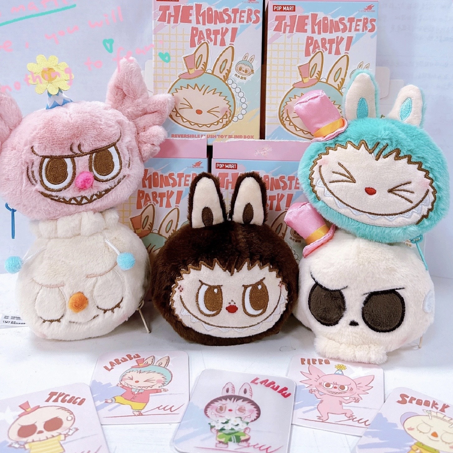 THE MONSTERS LABUBU 拉布布 派對系列 翻翻樂 盲盒 吊飾 鑰匙圈 零錢包 耳機包 / 現貨