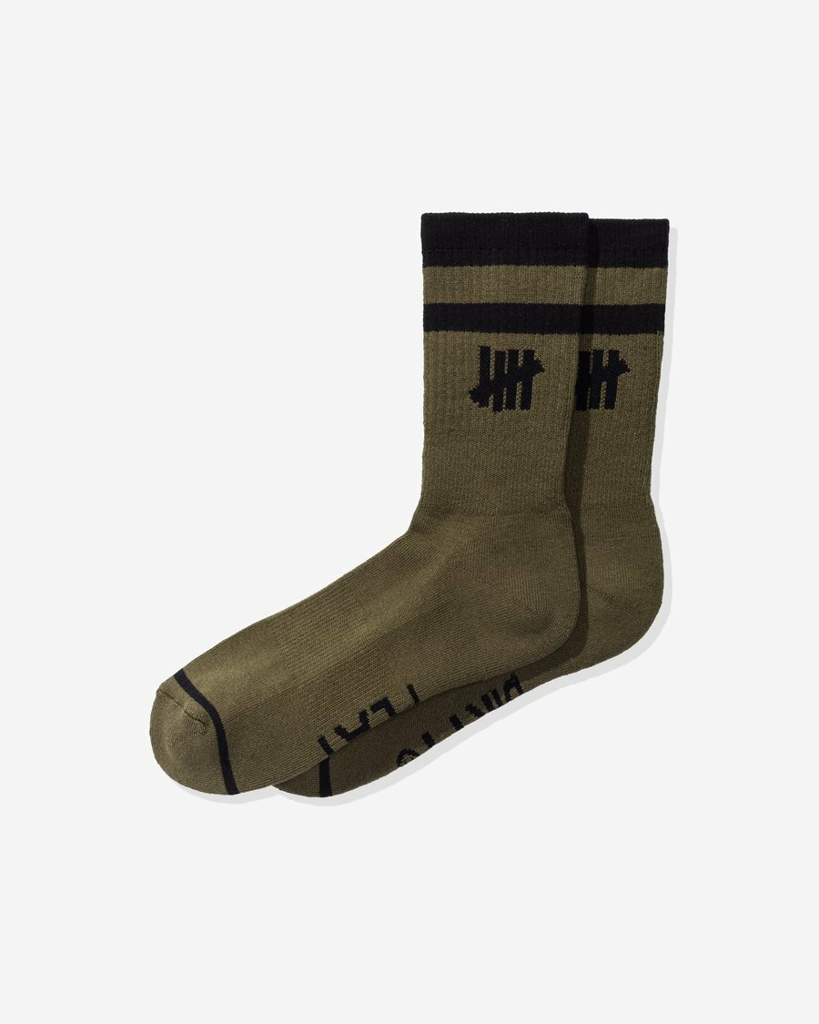 UNDEFEATED ICON CLASSIC CREW SOCK LOGO 長襪 4色 現貨 05012