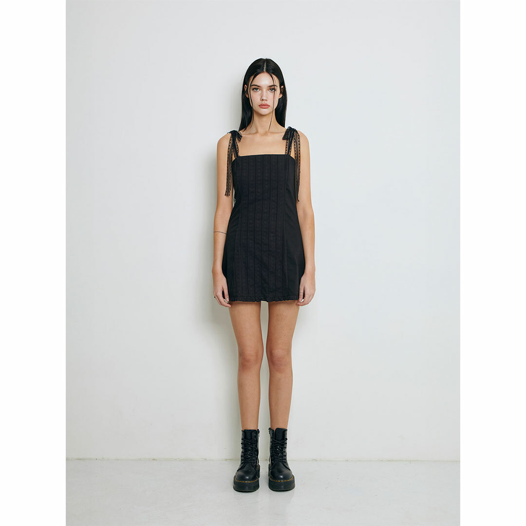 NOT YOUR ROSE】【網店限定】Tia dress (Black)