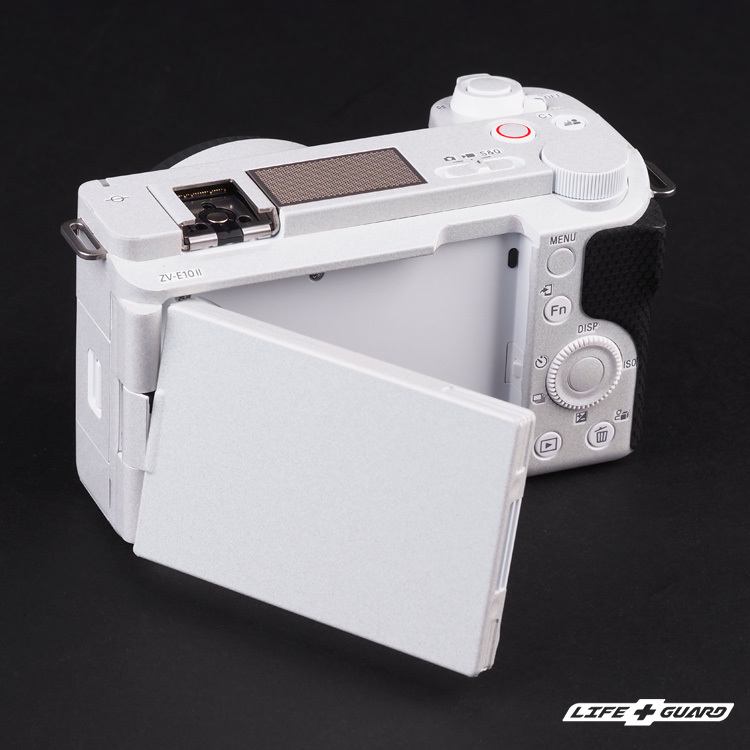 LIFE+GUARD SONY ZV-E10 II 相機貼膜翻轉螢幕展示圖