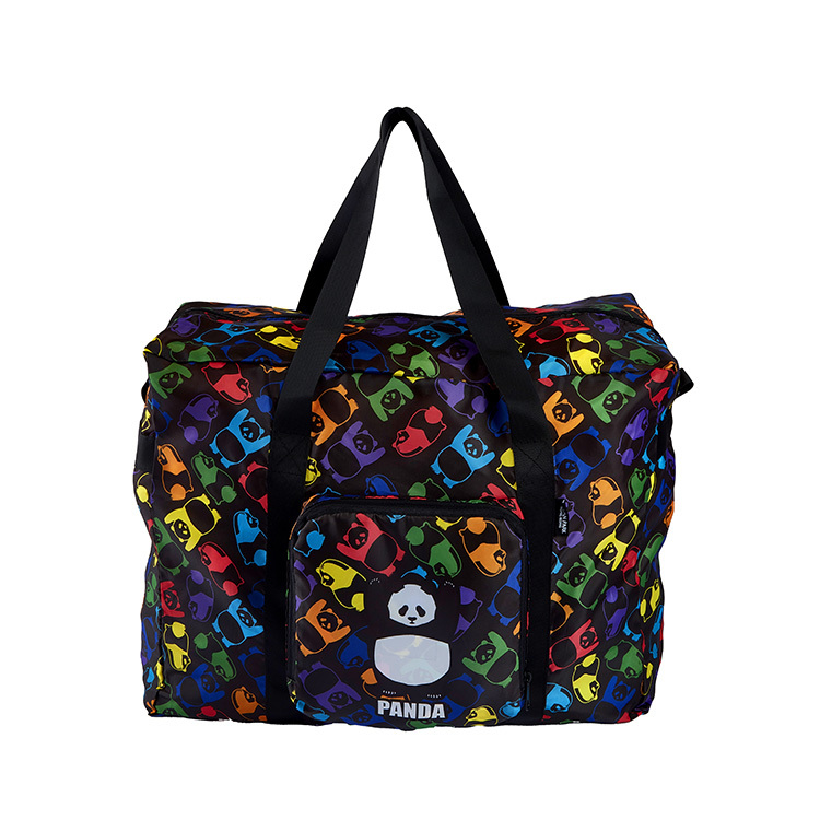 Rainbow Panda Foldable Travel Bag