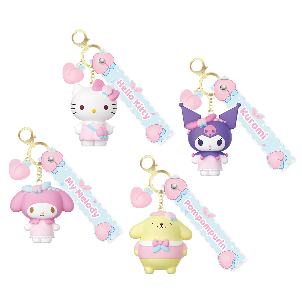 Sanrio-萌桃系列吊飾(盲盒) 隨機出貨一款