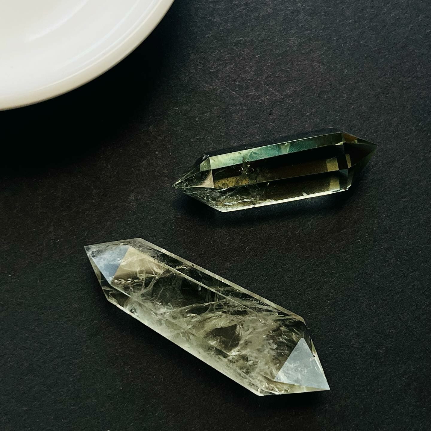 [原石] 綠水晶 雙尖水晶