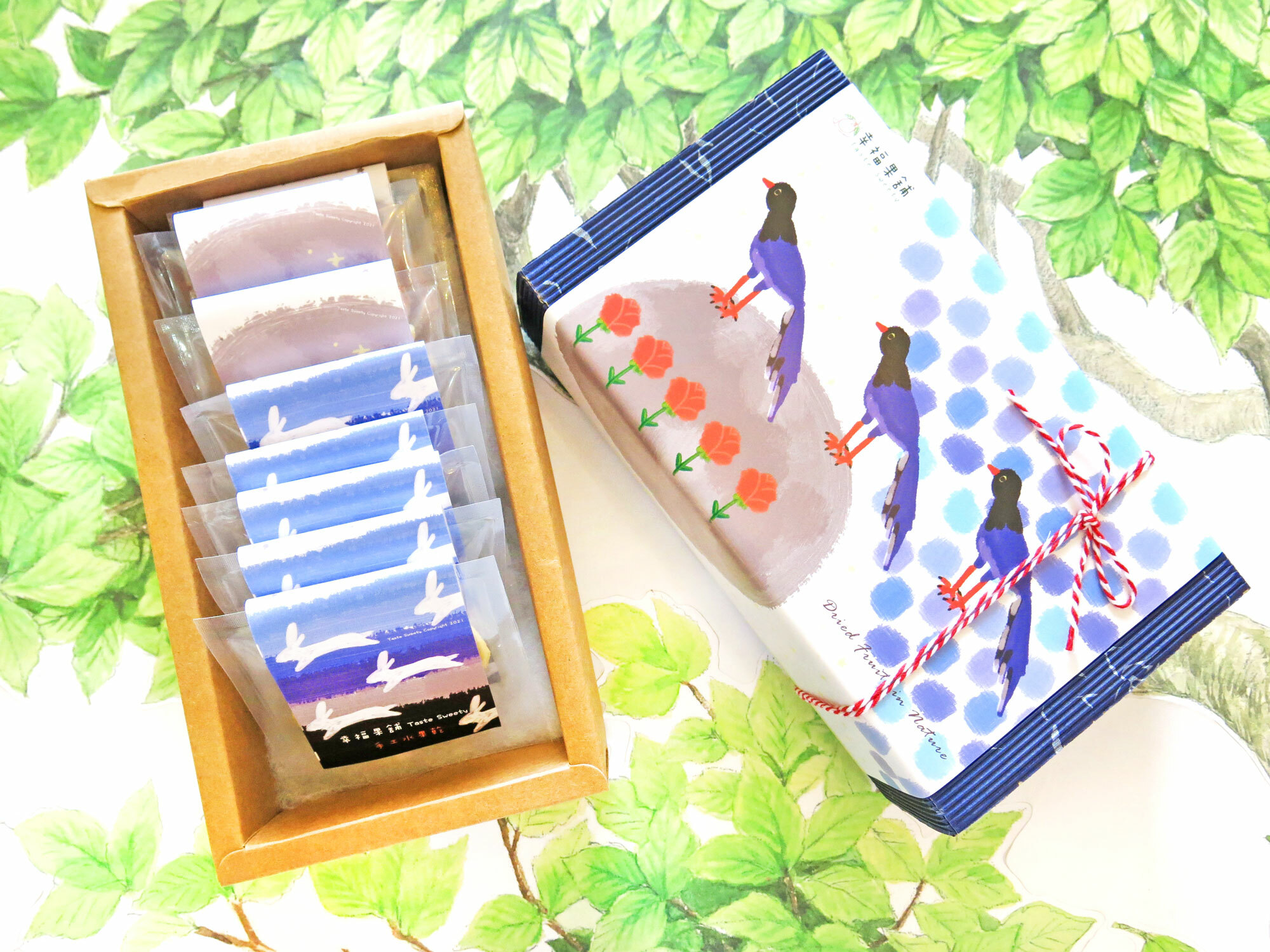 中秋大月藍鵲水果乾小禮盒8入