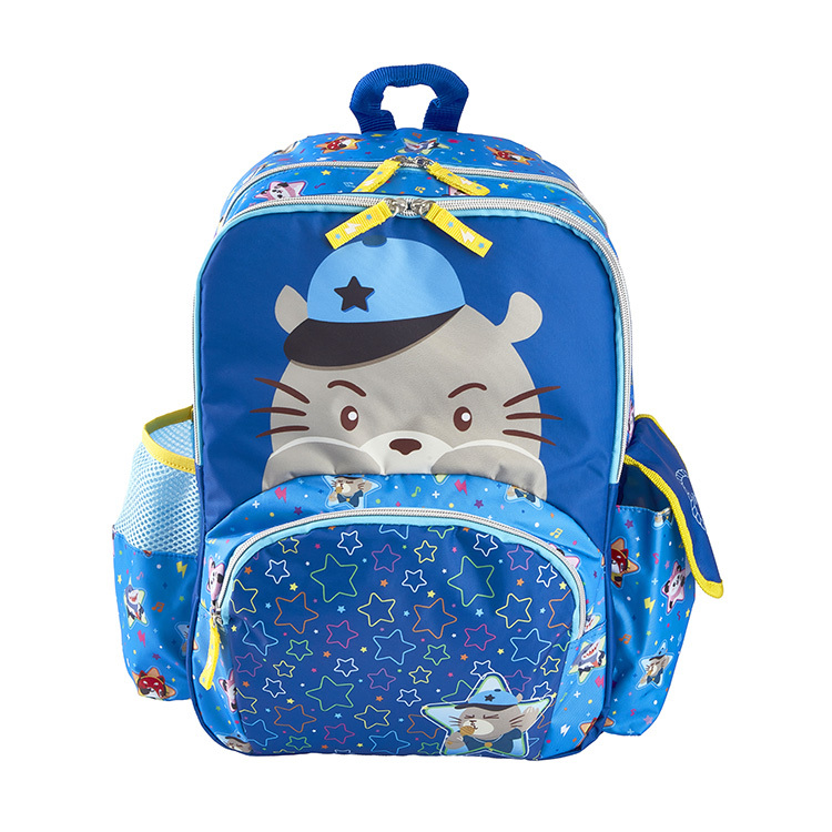 Whiskers with Mic Blue Backpack