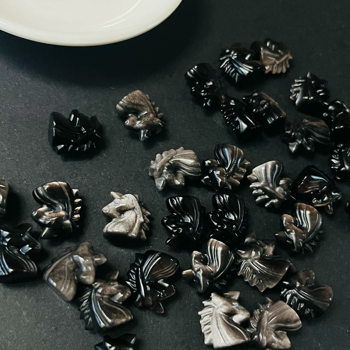 [原石] 銀曜石 迷你獨角獸