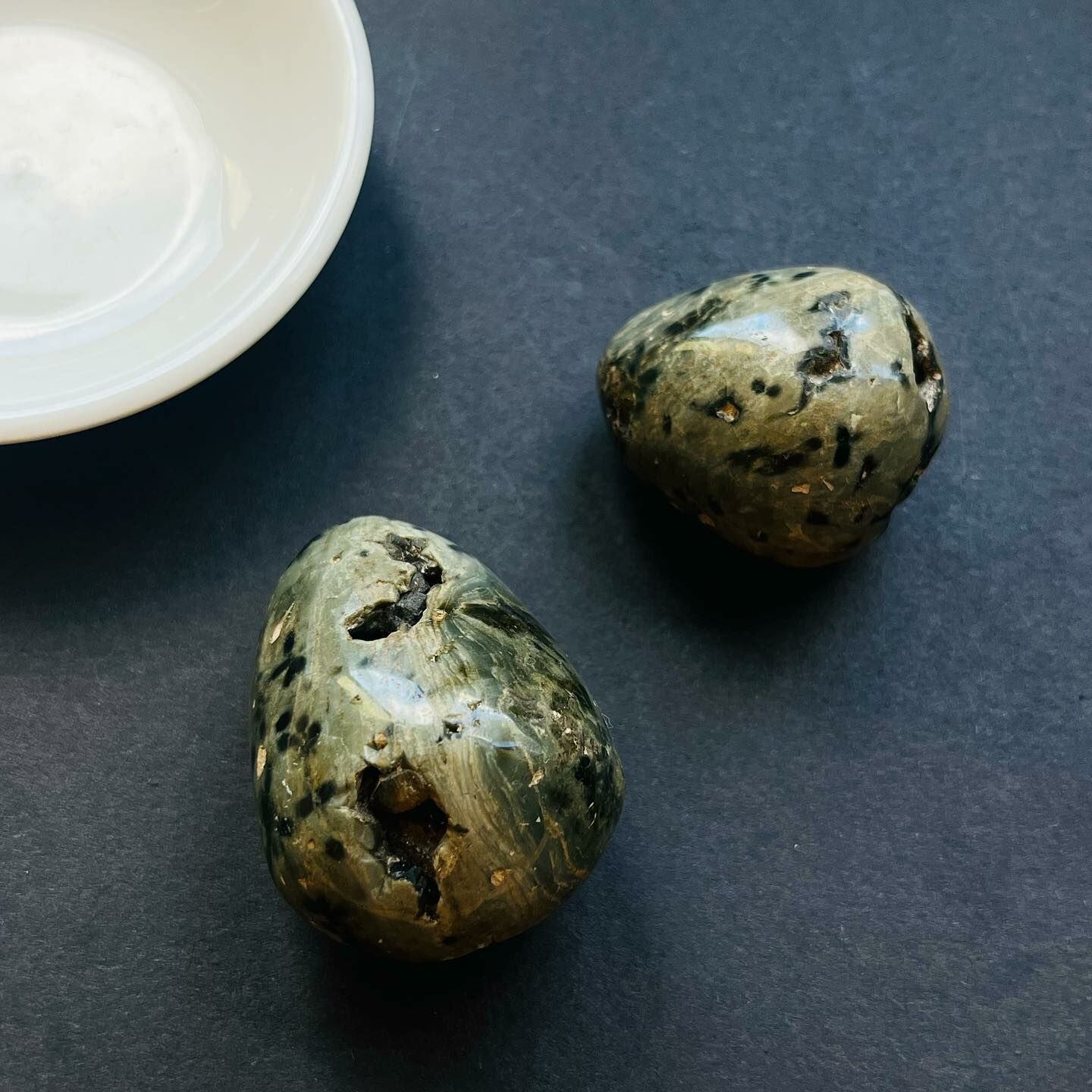 [原石] 海洋碧玉 老礦料 水晶蛋 礦石蛋