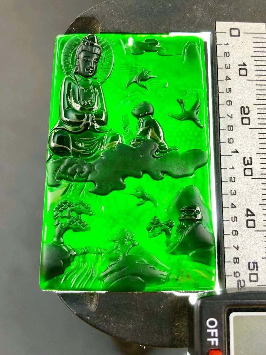 7215966 墨翠童子拜觀音