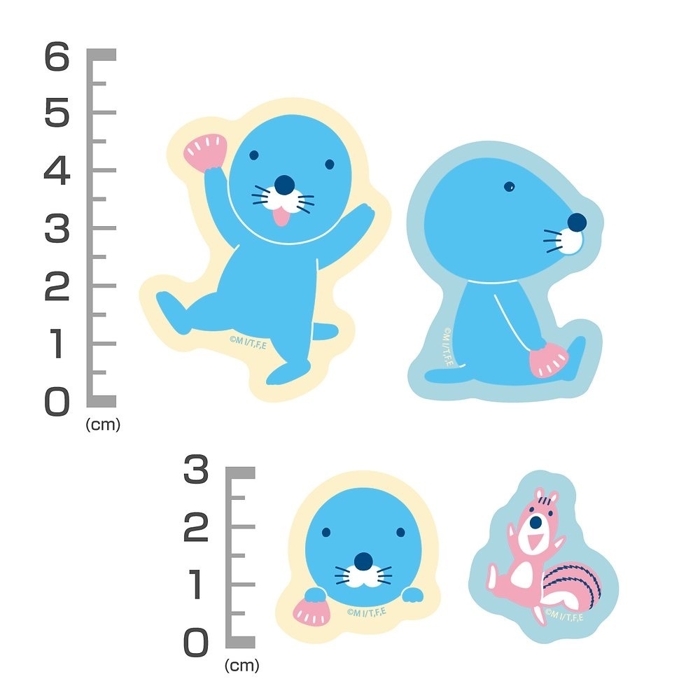 Cospa 0819 ぼのぼのとシマリスくん ミニステッカーセット [ぼのぼの]