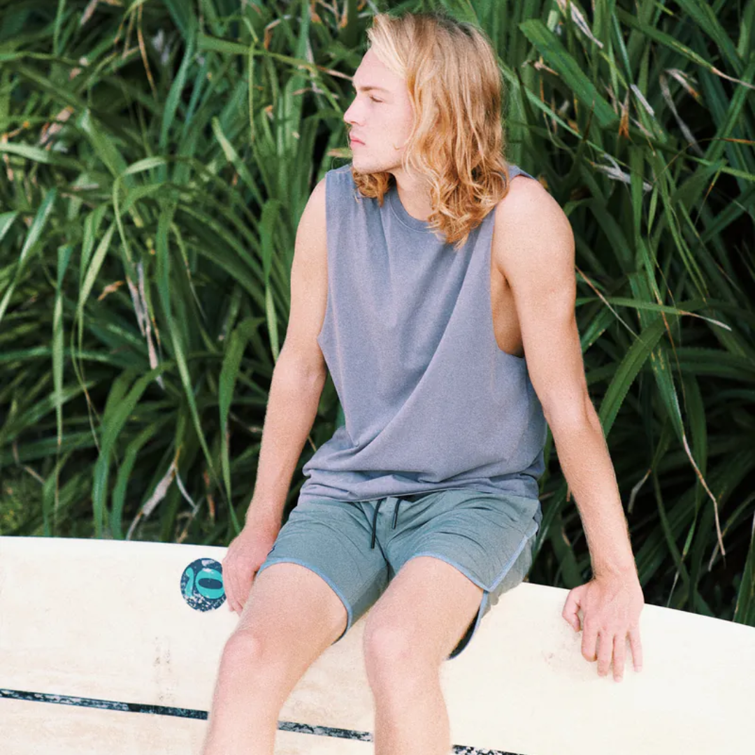 ▲Zurf 夏季衝浪水洗做舊背心 [ZT005-001]