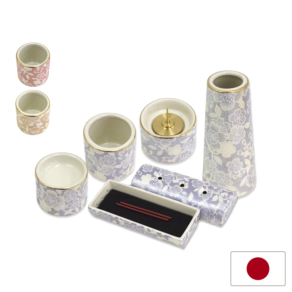 日本美濃燒寵物祈念用具組