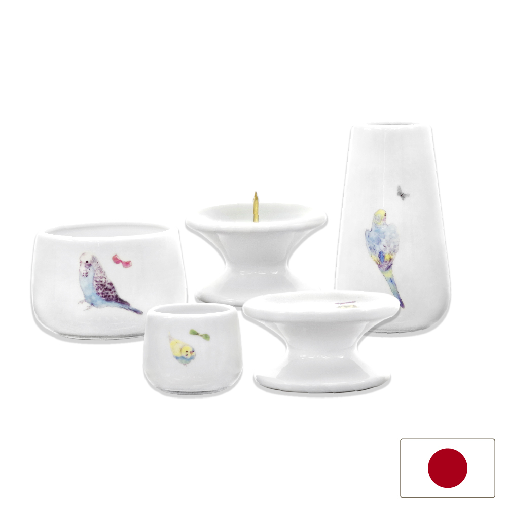 鸚鵡的祈念用用具五件組
