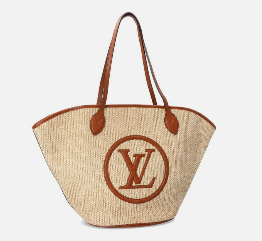 本月特價!!! 全新LV編織包/滕籃包/沙灘包, Saint Jacques, Tote Bag Basket, M59963, #兩年免費保養 #BRAND NEW #香榭站正品