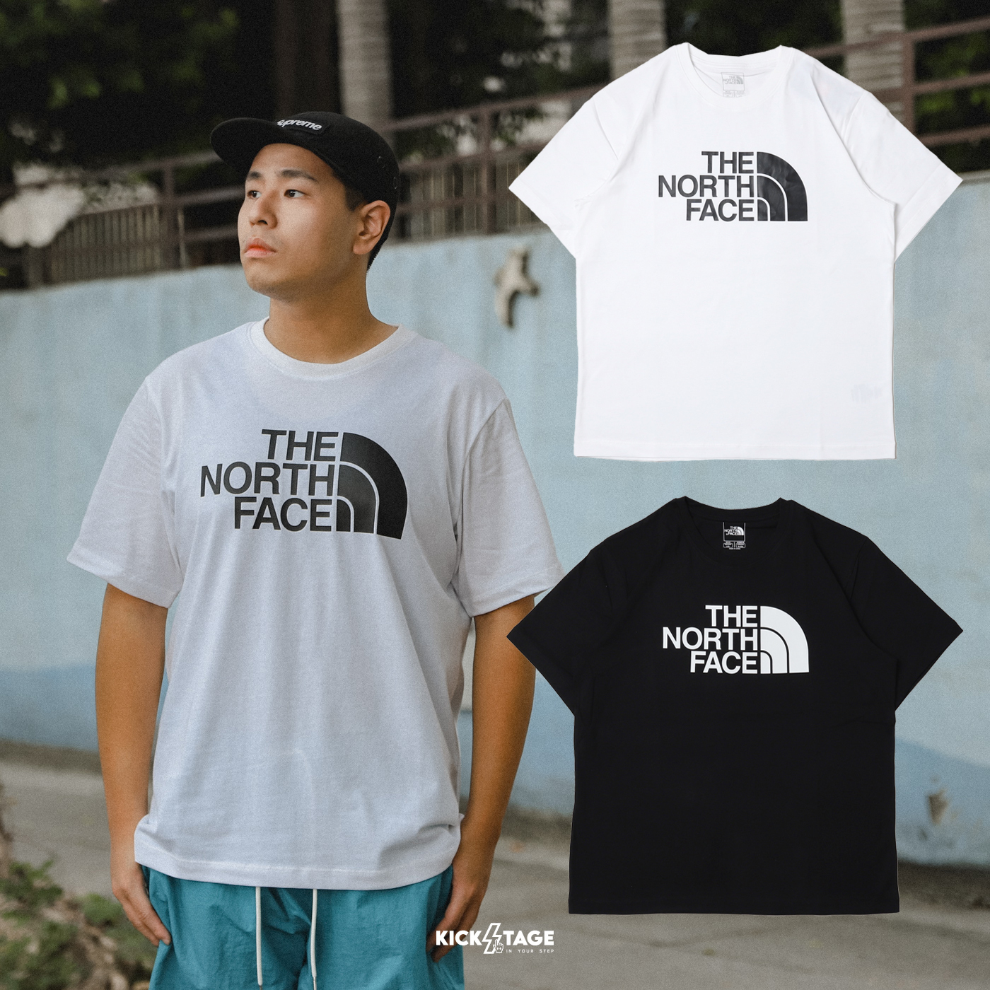 男女款 THE NORTH FACE U S/S HALF DOME TEE 黑色 白色 經典LOGO 印花 短T【NF0A86PS】