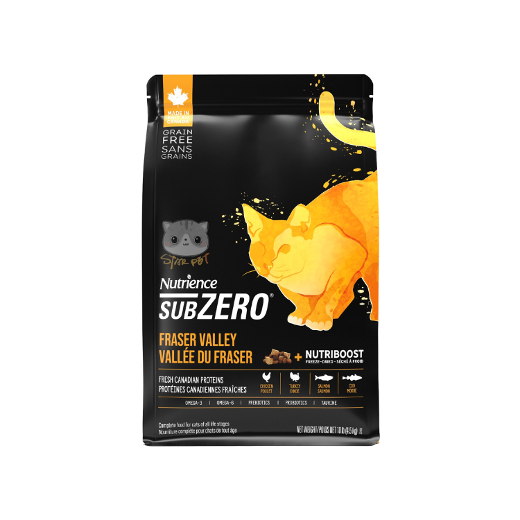 Nutrience SUBZERO FraserValley Cat Formula 1.8kg (4lbs)