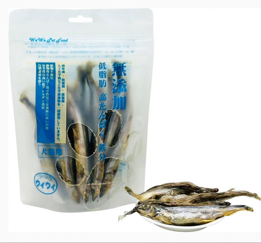 日本 WeWe 冷凍脫水多春魚 70g/ 400g (貓狗食用）