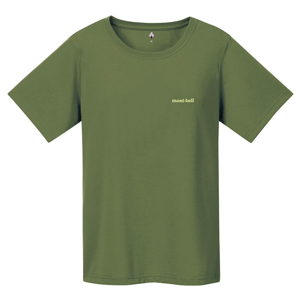 【特價款】日本montbell: 快乾透氣 Wickron T One Point Logo Women's