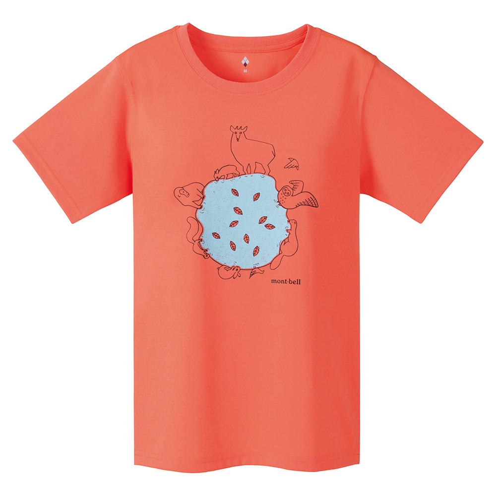 【特價款】日本montbell: 快乾透氣 Wickron T Women's Mori No Mizuba