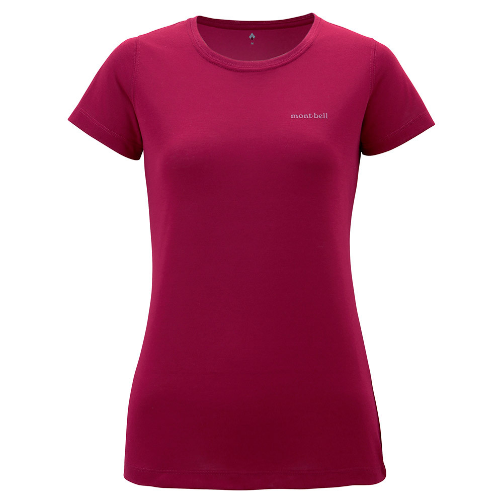 【特價款】日本montbell: 快乾透氣 Wickron Slim T One Point Logo Women's