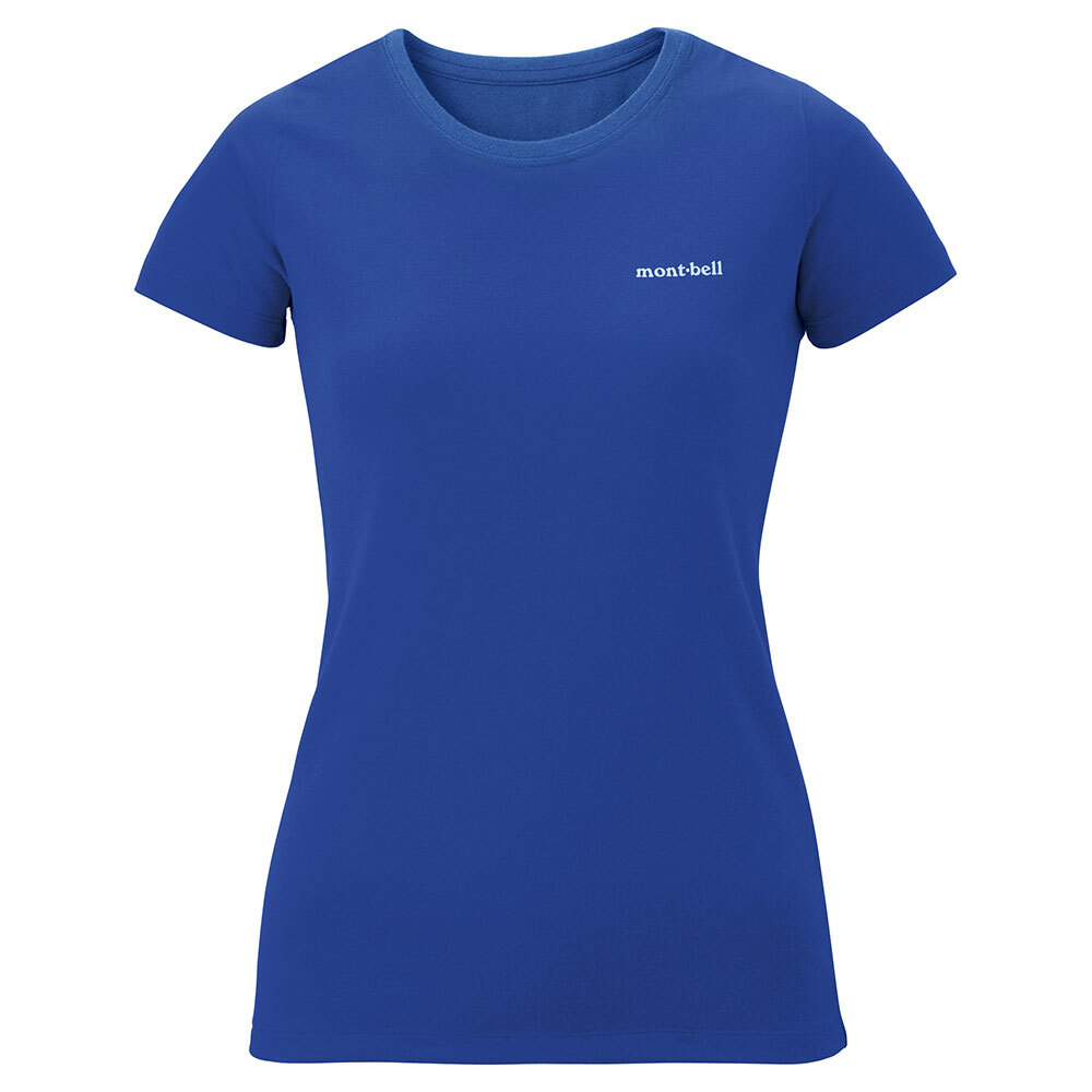 【特價款】日本montbell: 快乾透氣 Wickron Slim T One Point Logo Women's