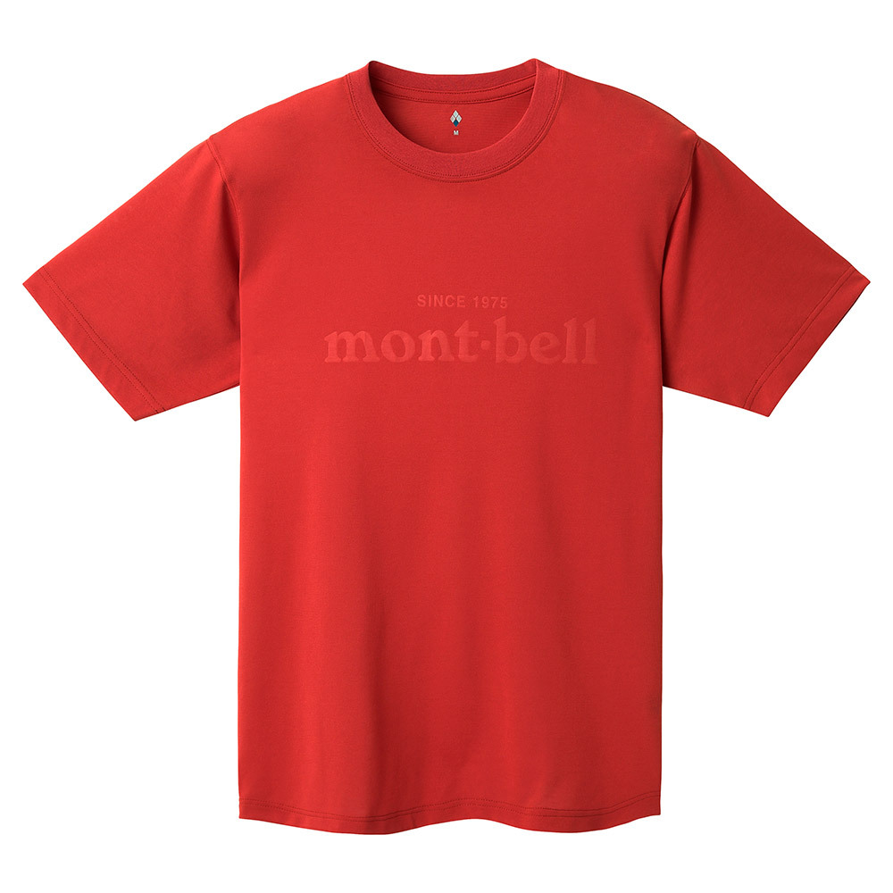 【特價款】日本montbell: 快乾透氣 Wickron T Embossed Logo
