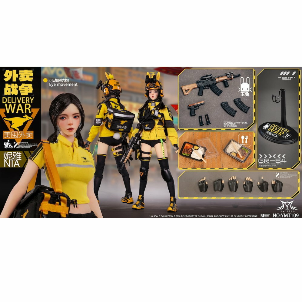 [訂金] YMtoys : 1/6 外送戰爭 美囤外送騎士 妮雅NIA
