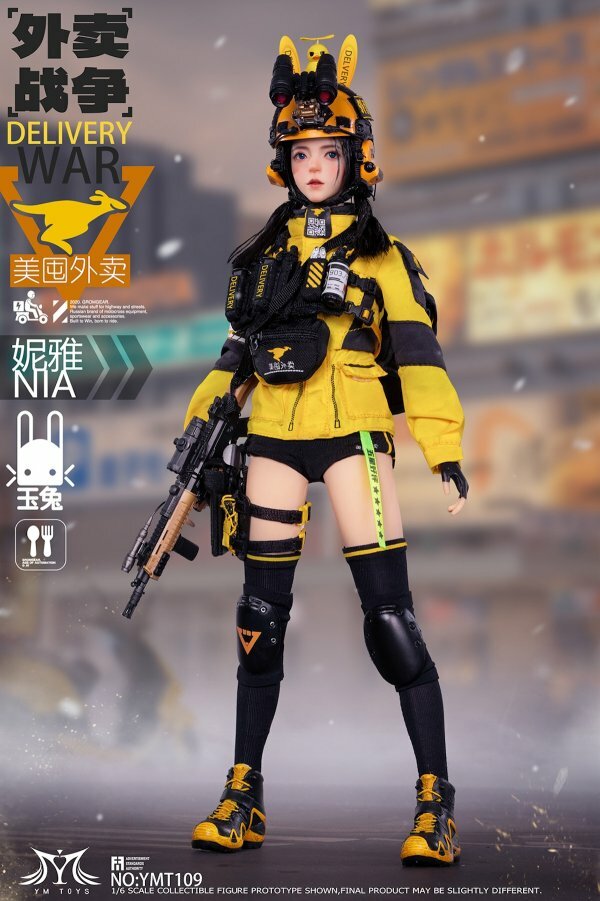 [訂金] YMtoys : 1/6 外送戰爭 美囤外送騎士 妮雅NIA