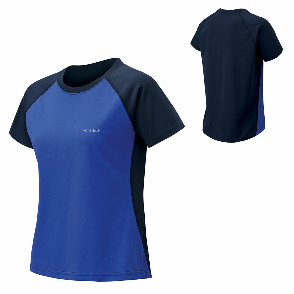【特價款】日本montbell: 快乾透氣 Wickron Raglan T Women's