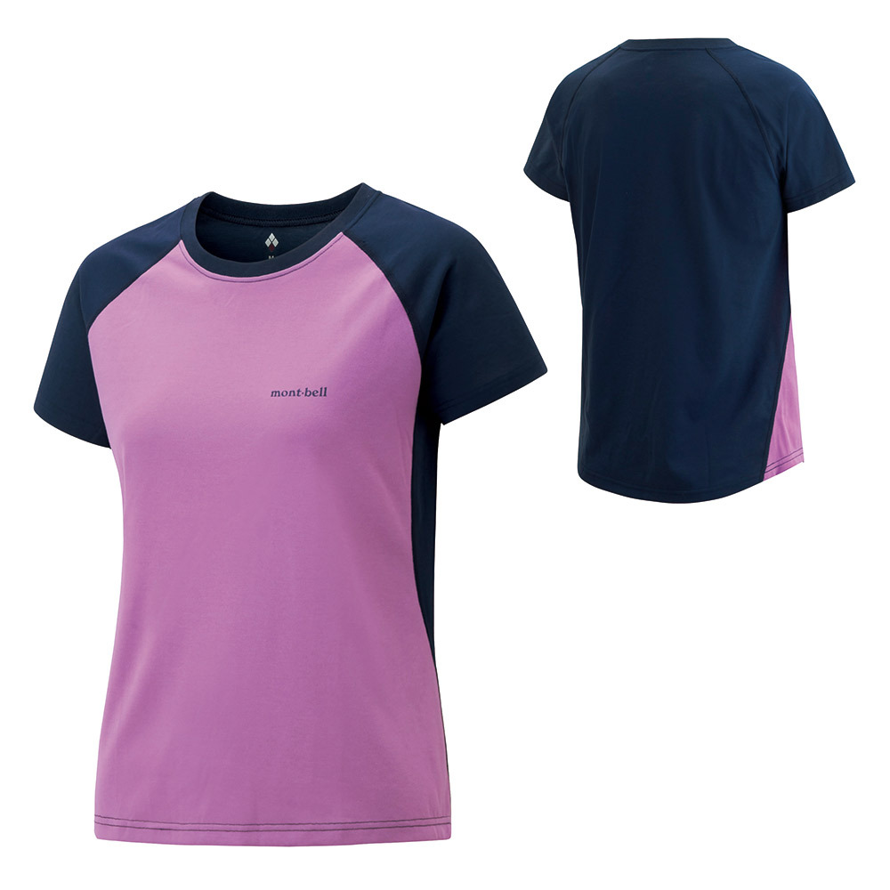 【特價款】日本montbell: 快乾透氣 Wickron Raglan T Women's