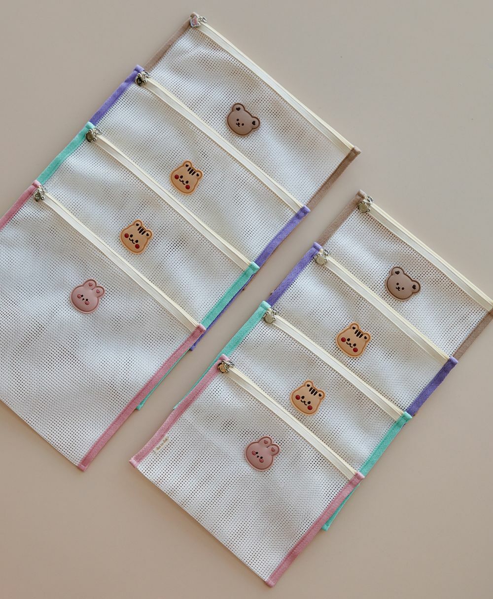 DTD果凍人物系列-通氣鏤空拉鍊收納袋