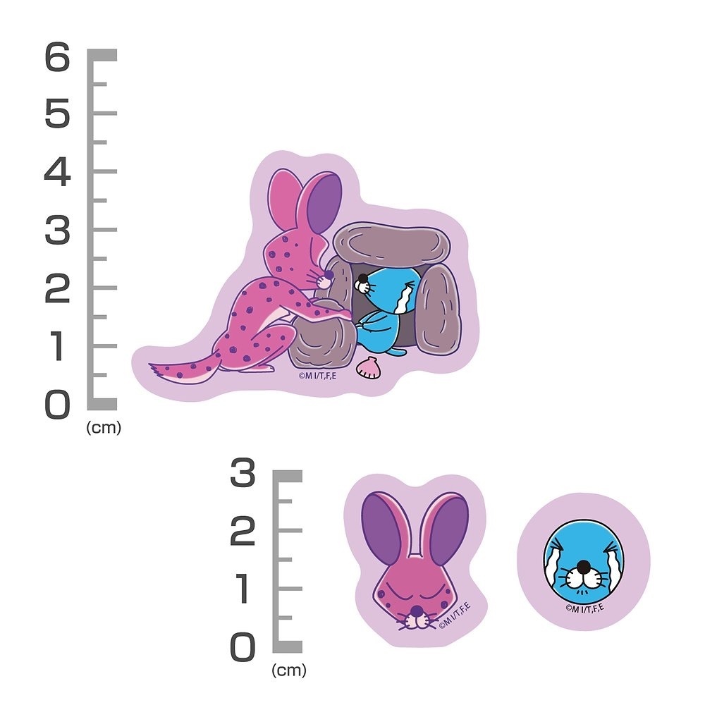 Cospa 0819 しまっちゃうおじさん ミニステッカーセット [ぼのぼの]