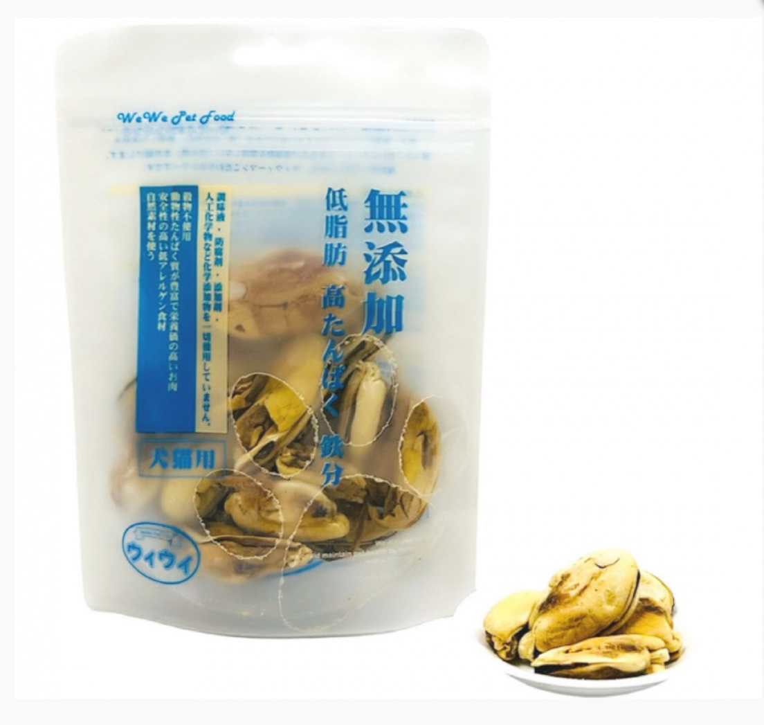 日本 WeWe 冷凍脫水青口 60g（貓狗食用）