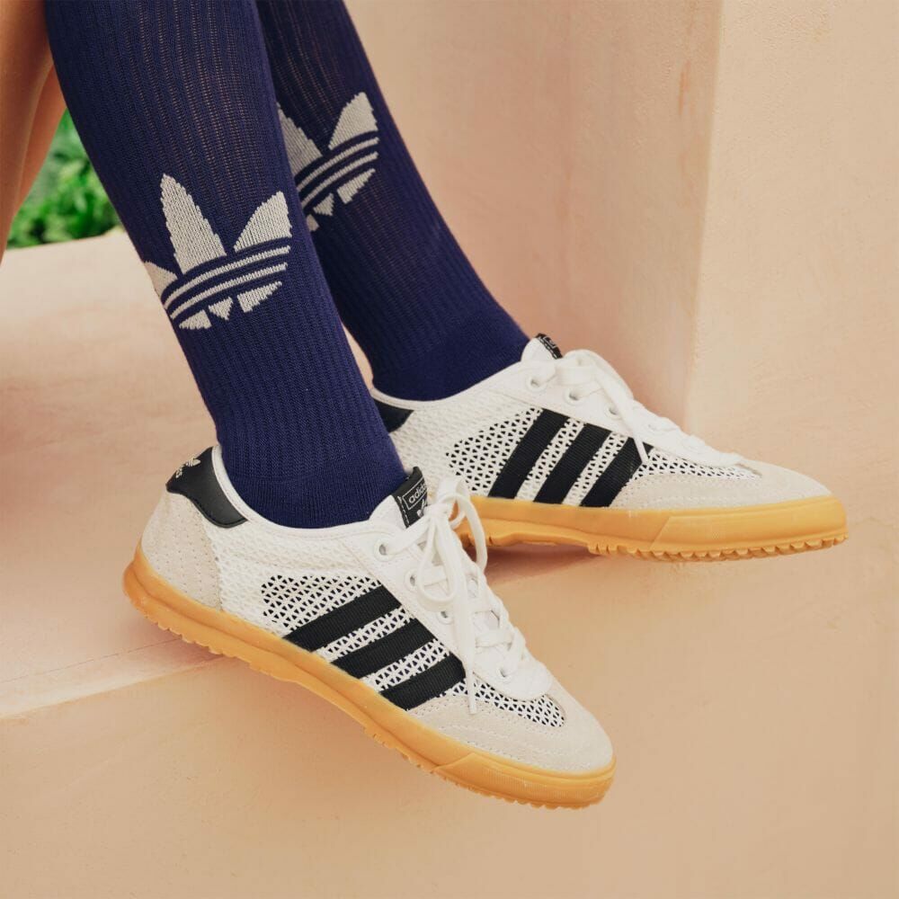 Adidas Originals Tischtennis 日本新發售 復古 針織 網布 白色 黑線 IH7995