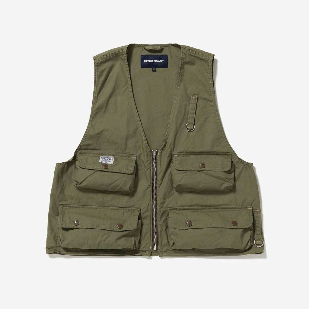 2022SS DESCENDANT POND FISHING VEST 釣魚口袋背心現貨