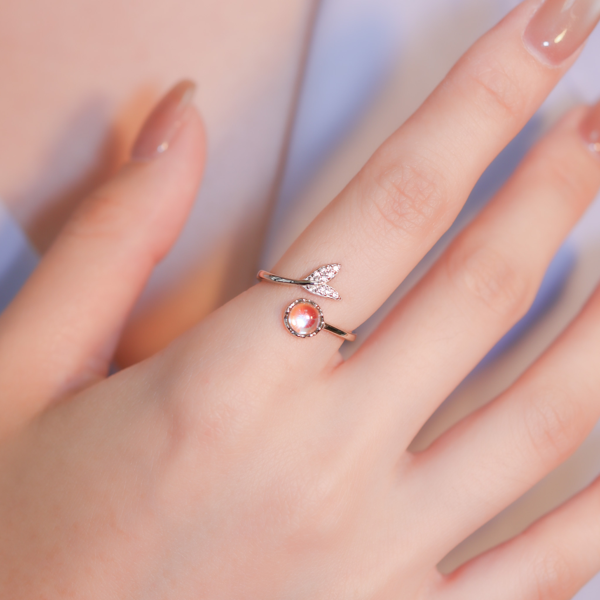 | 925純銀・ 白金 ・琉璃石 | 夢幻的勇氣戒指 | RI0711 |