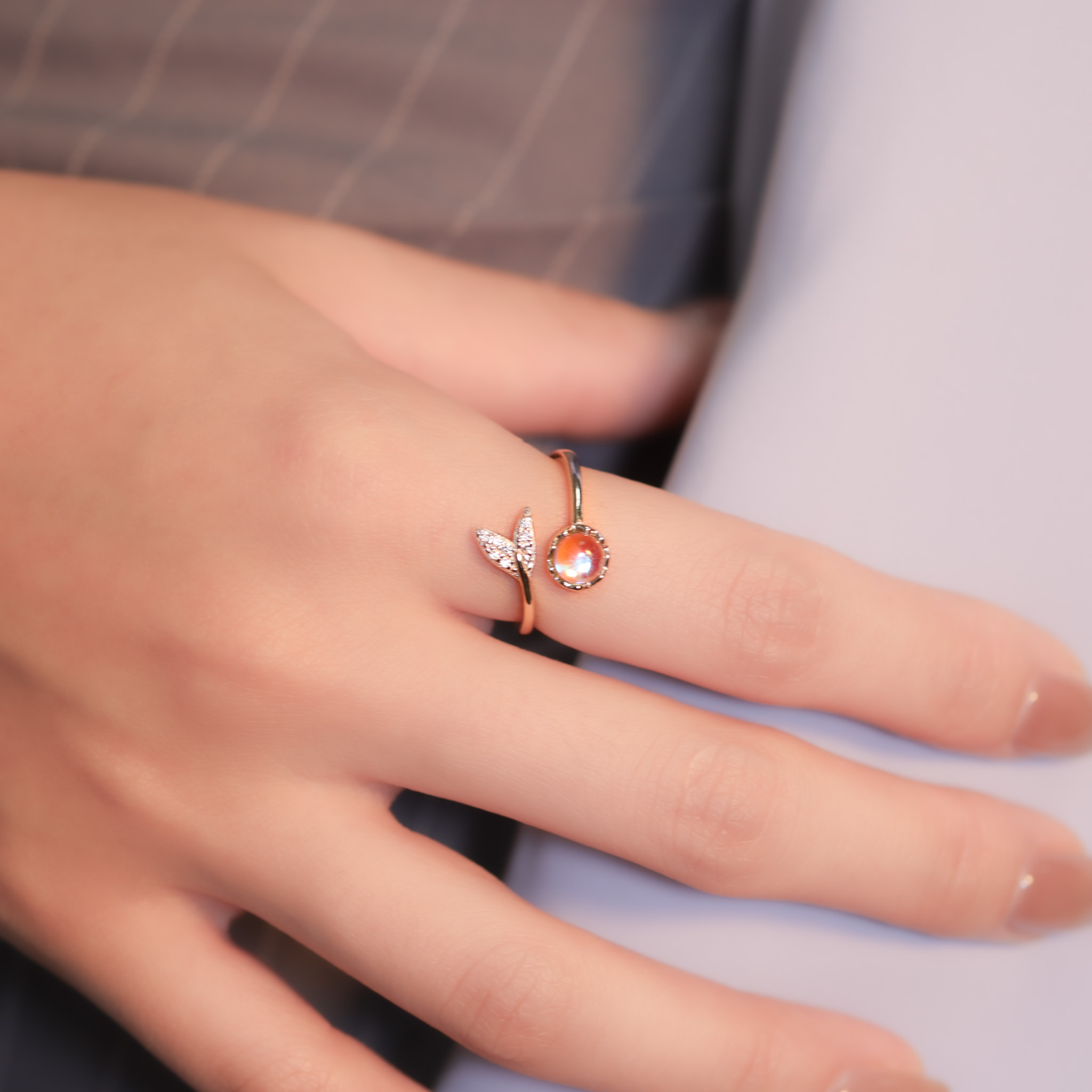 | 925純銀・ 白金 ・琉璃石 | 夢幻的勇氣戒指 | RI0711 |