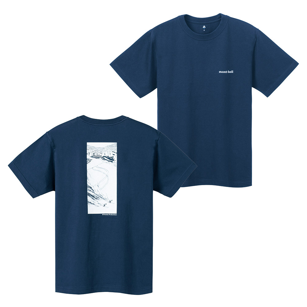 【特價款】日本montbell: 純棉Pear Skin Cotton T Spur