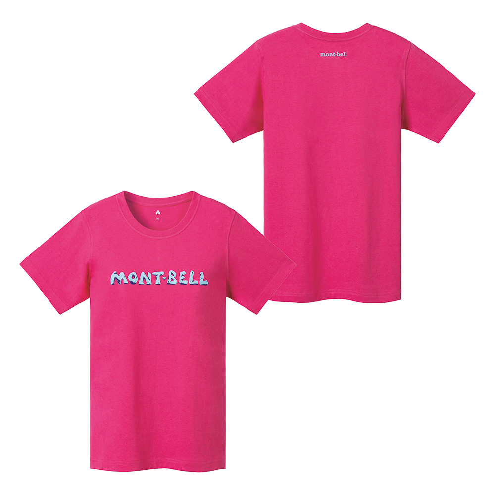 【特價款】日本montbell: 純棉Pear Skin Cotton T Women's mont-bell Logo Iwa