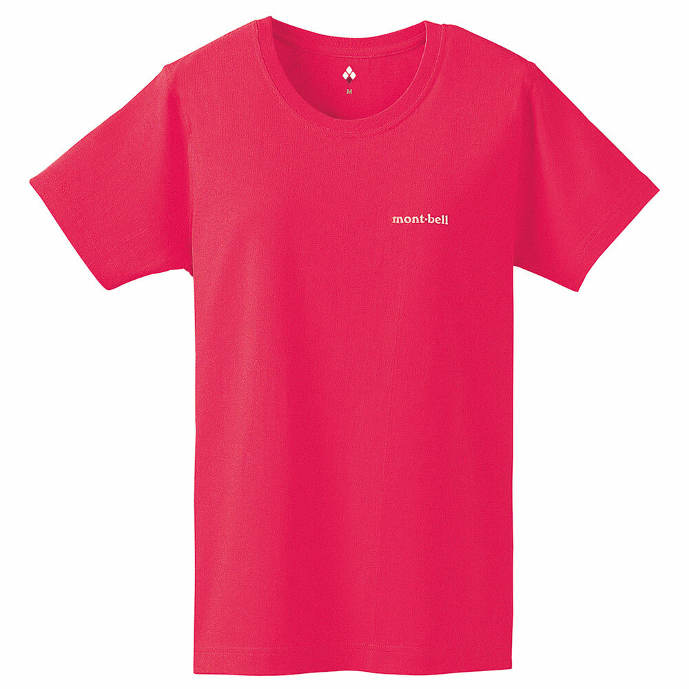 【特價款】日本montbell: 純棉Pear Skin Cotton T Women's Wild Fruits of Japan